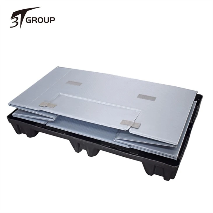 Plastic Pallet Bin With Lid factory