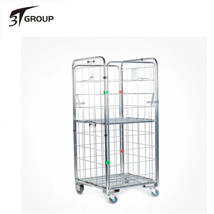 2 Sided Roll Container with H-Frame factory