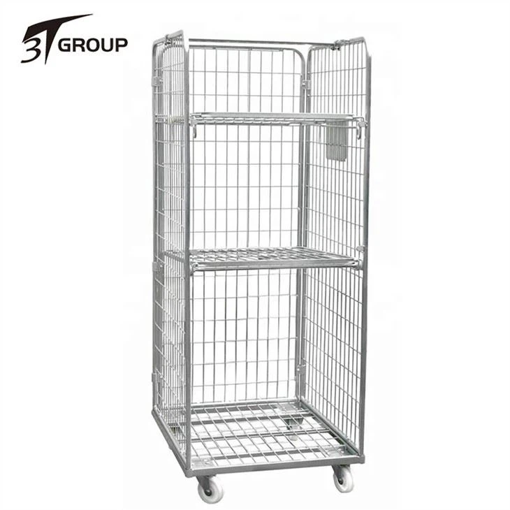 3 Sided Flexible Shelf Trolley factory