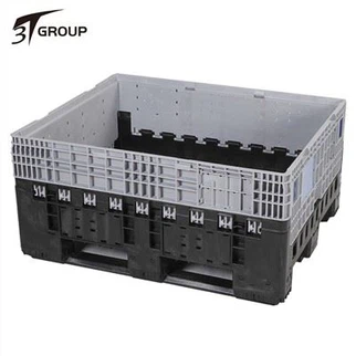 מיכל פלסטיק בתפזורת סטנדרטית אוסטרלית מתקפלת